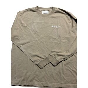 Palm Club Made in USA Long Sleeve Graphic Tee Coconut Back Print Size XL NWOT